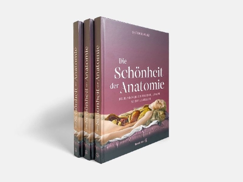Buchcover und Innenansicht für das Buch: Die Schönheit der Anatomie