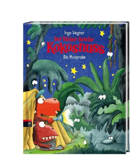 Buchcover und Innenansicht für das Buch: Der kleine Drache Kokosnuss - Die Mutprobe