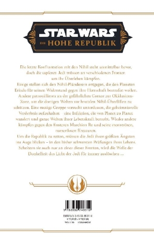Buchcover und Innenansicht für das Buch: Star Wars: The High Republic - Into the light