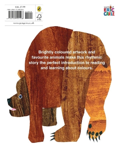 Buchcover und Innenansicht für das Buch: Brauner Bär, wen siehst denn du?