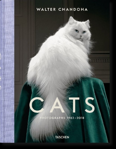 Buchcover und Innenansicht für das Buch: Walter Chandoha. Cats. Photographs 1942-2018