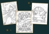 Buchcover und Innenansicht für das Buch: Enchanted Love. Ein Romantasy-Ausmalbuch