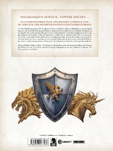 Buchcover und Innenansicht für das Buch: Heroes of Might and Magic: 30th Anniversary Retrospective
