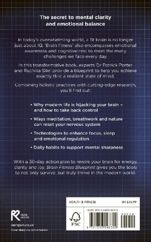 Buchcover und Innenansicht für das Buch: Brain Fitness Blueprint