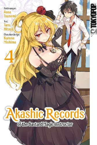 Buchcover und Innenansicht für das Buch: Akashic Records of the Bastard Magic Instructor 04