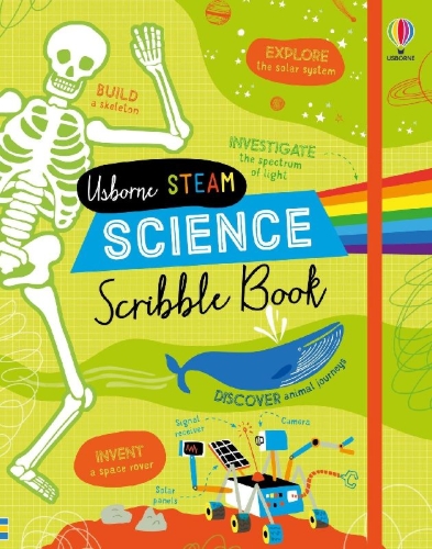 Buchcover und Innenansicht für das Buch: Science Scribble Book