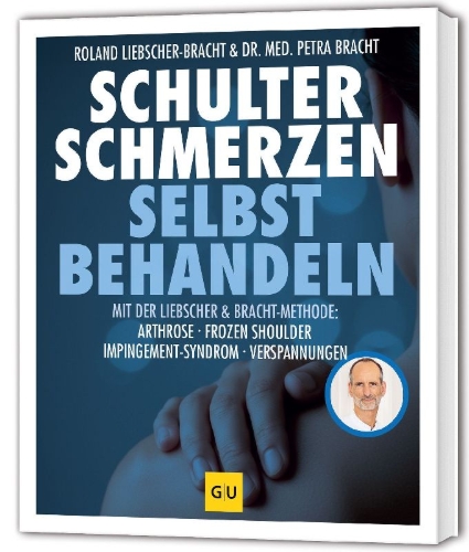 Buchcover und Innenansicht für das Buch: Schulter Schmerzen selbst behandeln