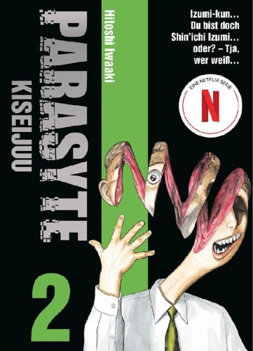 Buchcover und Innenansicht für das Buch: Parasyte - Kiseijuu 02