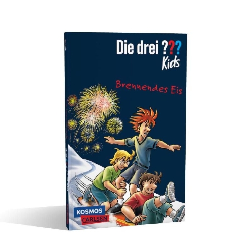 Buchcover und Innenansicht für das Buch: Die drei ??? Kids 40: Brennendes Eis