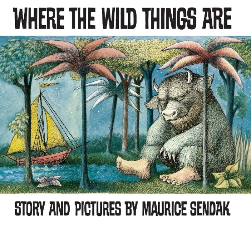Buchcover und Innenansicht für das Buch: Where The Wild Things Are