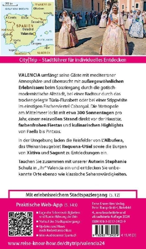 Buchcover und Innenansicht für das Buch: Reise Know-How CityTrip Valencia
