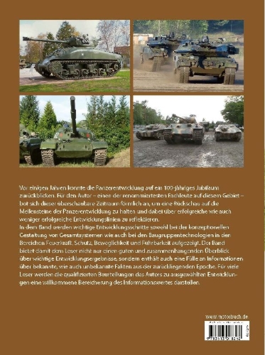 Buchcover und Innenansicht für das Buch: Meilensteine der Panzerentwicklung