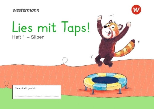 Buchcover und Innenansicht für das Buch: Westermann Unterrichtsmaterialien Grundschule. Lies mit Taps! Heft 1 - Silben