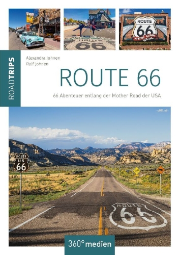 Buchcover und Innenansicht für das Buch: Route 66 - RoadTrips