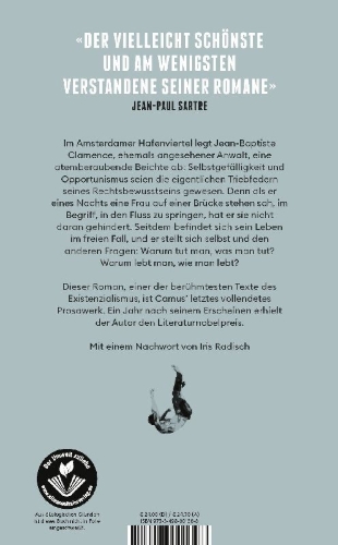 Buchcover und Innenansicht für das Buch: La chute