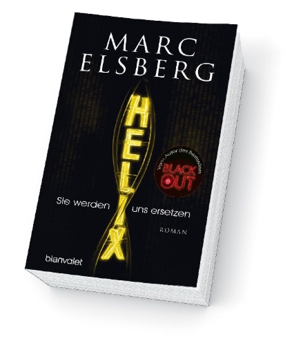 Buchcover und Innenansicht für das Buch: HELIX - Sie werden uns ersetzen