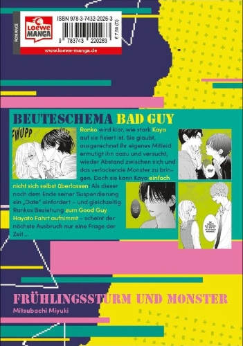 Buchcover und Innenansicht für das Buch: HARU NO ARASHI TO MONSTER