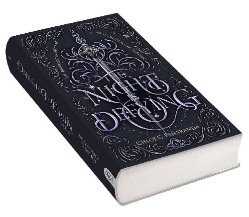 Buchcover und Innenansicht für das Buch: The Night is defying