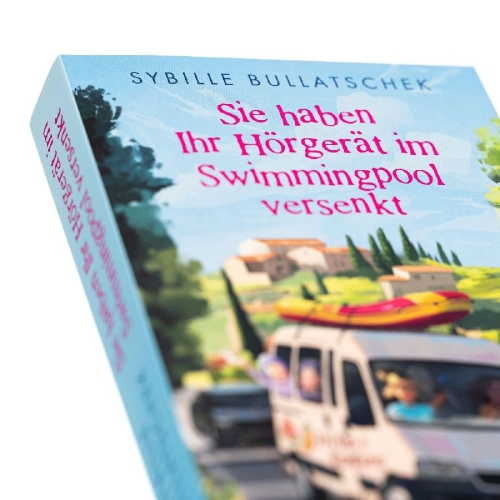 Buchcover und Innenansicht für das Buch: Sie haben Ihr Hörgerät im Swimmingpool versenkt