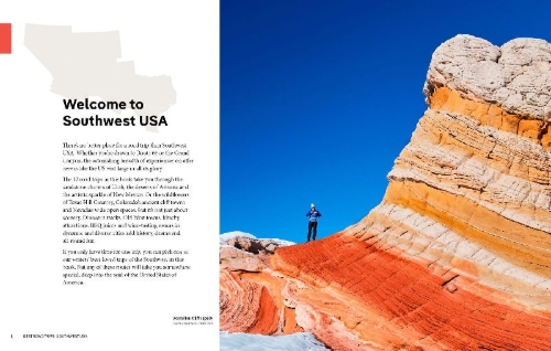 Buchcover und Innenansicht für das Buch: Best Road Trips Southwest USA