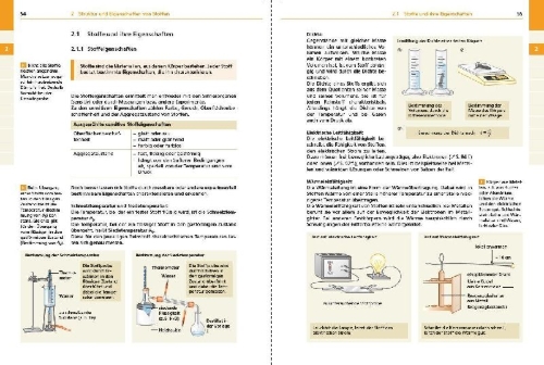 Buchcover und Innenansicht für das Buch: Basiswissen Schule - Chemie 5. bis 10. Klasse