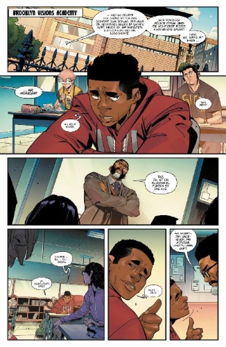 Buchcover und Innenansicht für das Buch: Miles Morales: Spider-Man (2022) #25 (II), #27-#29; Miles Morales: Spider-Man Annual (2024) #1