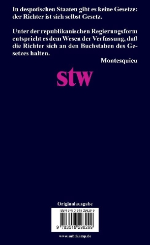 Buchcover und Innenansicht für das Buch: Justiz als gesellschaftliches Über-Ich
