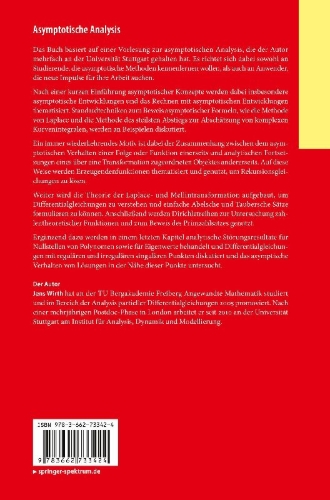 Buchcover und Innenansicht für das Buch: Asymptotische Analysis