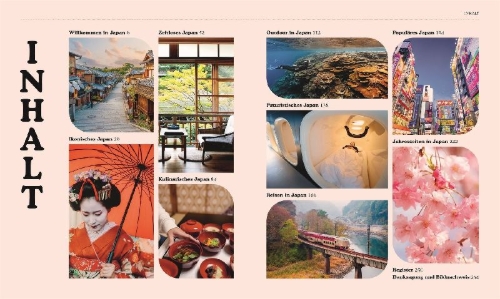 Buchcover und Innenansicht für das Buch: Japan - Die ultimative Bucket List