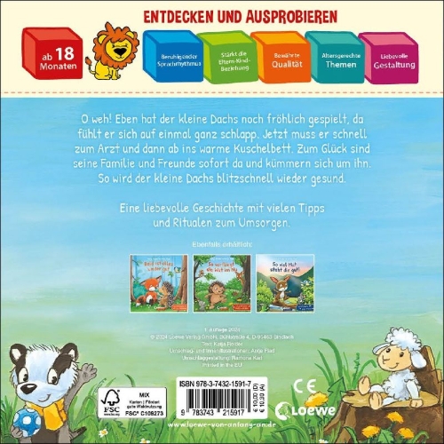 Buchcover und Innenansicht für das Buch: So wirst du schnell wieder gesund!