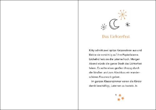 Buchcover und Innenansicht für das Buch: Kitty and the Great Lantern Race