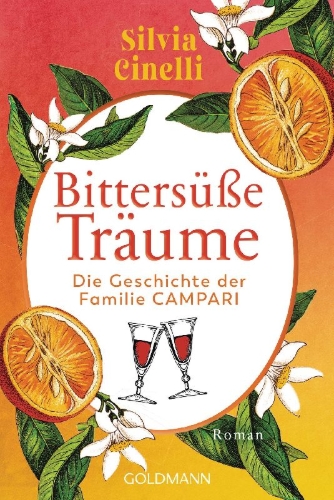 Buchcover und Innenansicht für das Buch: L'elisir dei sogni. La saga dei Campari
