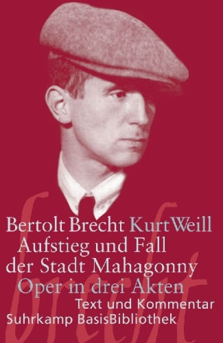 Buchcover und Innenansicht für das Buch: Aufstieg und Fall der Stadt Mahagonny