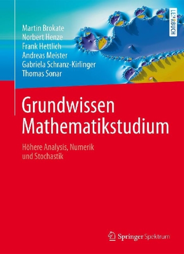 Buchcover und Innenansicht für das Buch: Grundwissen Mathematikstudium