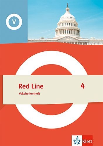 Buchcover und Innenansicht für das Buch: Red Line 4. Vokabellernheft Klasse 8