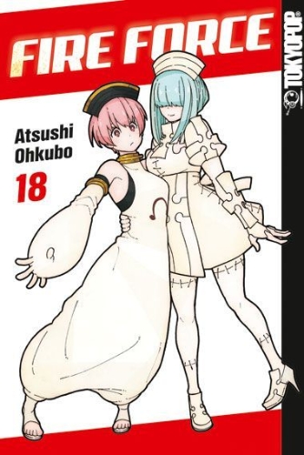 Buchcover und Innenansicht für das Buch: Fire Force 18