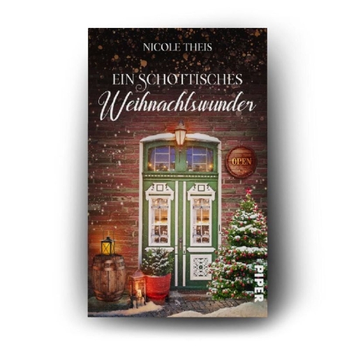 Buchcover und Innenansicht für das Buch: Ein schottisches Weihnachtswunder