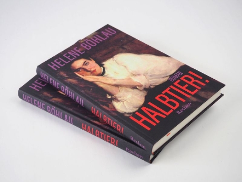 Buchcover und Innenansicht für das Buch: Halbtier!