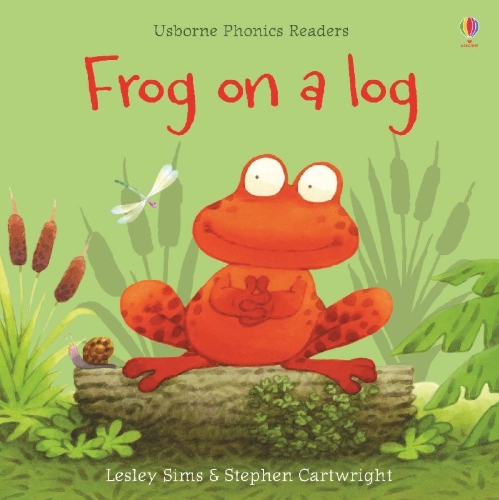Buchcover und Innenansicht für das Buch: Frog on a log