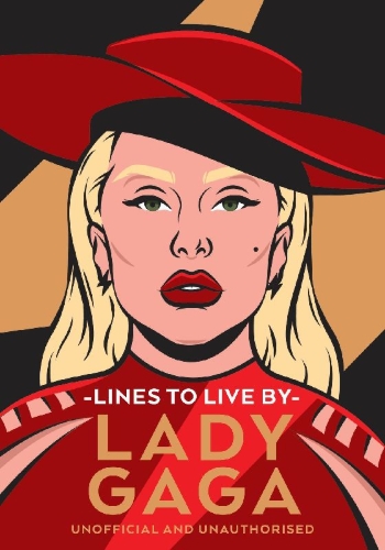 Buchcover und Innenansicht für das Buch: Lady Gaga Lines to Live By