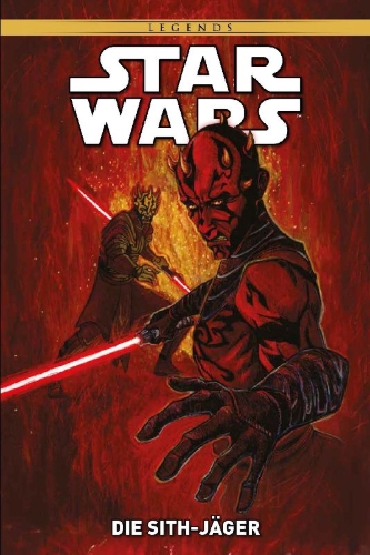 Buchcover und Innenansicht für das Buch: US-Star Wars: The Sith Hunters