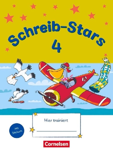 Buchcover und Innenansicht für das Buch: Schreib-Stars 4. Schuljahr. Übungsheft