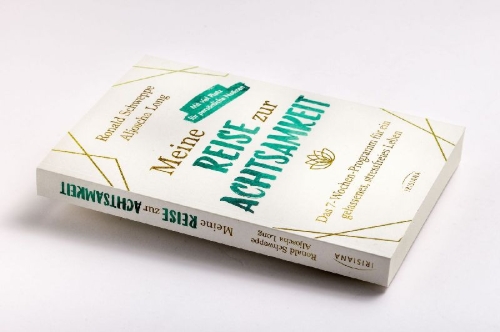 Buchcover und Innenansicht für das Buch: Meine Reise zur Achtsamkeit