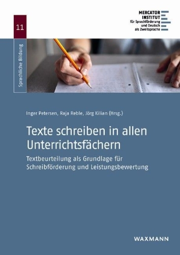 Buchcover und Innenansicht für das Buch: Texte schreiben in allen Unterrichtsfächern