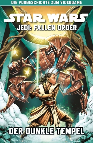 Buchcover und Innenansicht für das Buch: US-Star Wars Jedi: Fallen Order - The Dark Temple