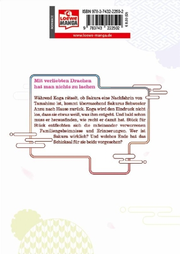 Buchcover und Innenansicht für das Buch: Ryuu no Hanayome Okotowari