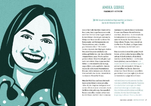 Buchcover und Innenansicht für das Buch: Young Rebels 25 Jugendliche, die die Welt verändern
