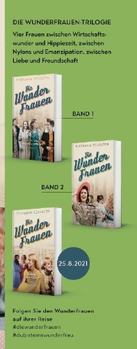 Buchcover und Innenansicht für das Buch: Die Wunderfrauen - Von allem nur das Beste