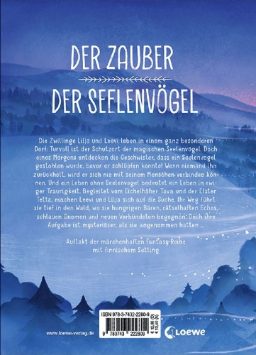 Buchcover und Innenansicht für das Buch: Soul Wings (Band 1) - Die Prophezeiung der magischen Vögel