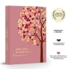 Buchcover und Innenansicht für das Buch: DEIN LEBEN IN EINEM BUCH (rosé)